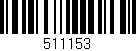 Código de barras (EAN, GTIN, SKU, ISBN): '511153'