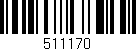 Código de barras (EAN, GTIN, SKU, ISBN): '511170'