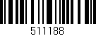 Código de barras (EAN, GTIN, SKU, ISBN): '511188'