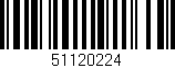 Código de barras (EAN, GTIN, SKU, ISBN): '51120224'