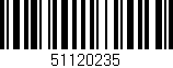 Código de barras (EAN, GTIN, SKU, ISBN): '51120235'