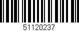 Código de barras (EAN, GTIN, SKU, ISBN): '51120237'
