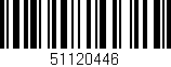 Código de barras (EAN, GTIN, SKU, ISBN): '51120446'