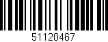 Código de barras (EAN, GTIN, SKU, ISBN): '51120467'