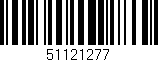 Código de barras (EAN, GTIN, SKU, ISBN): '51121277'