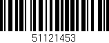 Código de barras (EAN, GTIN, SKU, ISBN): '51121453'