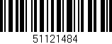 Código de barras (EAN, GTIN, SKU, ISBN): '51121484'