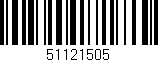 Código de barras (EAN, GTIN, SKU, ISBN): '51121505'