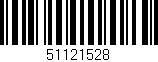 Código de barras (EAN, GTIN, SKU, ISBN): '51121528'