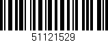 Código de barras (EAN, GTIN, SKU, ISBN): '51121529'