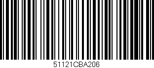 Código de barras (EAN, GTIN, SKU, ISBN): '51121CBA206'
