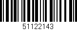 Código de barras (EAN, GTIN, SKU, ISBN): '51122143'