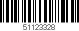 Código de barras (EAN, GTIN, SKU, ISBN): '51123328'