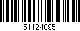 Código de barras (EAN, GTIN, SKU, ISBN): '51124095'