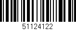 Código de barras (EAN, GTIN, SKU, ISBN): '51124122'