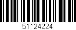 Código de barras (EAN, GTIN, SKU, ISBN): '51124224'