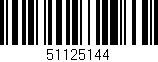 Código de barras (EAN, GTIN, SKU, ISBN): '51125144'