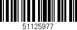 Código de barras (EAN, GTIN, SKU, ISBN): '51125977'