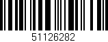 Código de barras (EAN, GTIN, SKU, ISBN): '51126282'