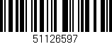 Código de barras (EAN, GTIN, SKU, ISBN): '51126597'