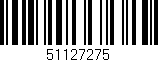 Código de barras (EAN, GTIN, SKU, ISBN): '51127275'