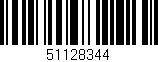 Código de barras (EAN, GTIN, SKU, ISBN): '51128344'