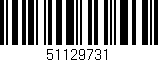 Código de barras (EAN, GTIN, SKU, ISBN): '51129731'