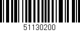 Código de barras (EAN, GTIN, SKU, ISBN): '51130200'