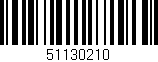 Código de barras (EAN, GTIN, SKU, ISBN): '51130210'