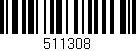 Código de barras (EAN, GTIN, SKU, ISBN): '511308'