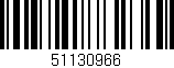 Código de barras (EAN, GTIN, SKU, ISBN): '51130966'