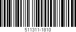 Código de barras (EAN, GTIN, SKU, ISBN): '511311-1810'