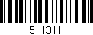 Código de barras (EAN, GTIN, SKU, ISBN): '511311'