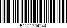 Código de barras (EAN, GTIN, SKU, ISBN): '51131704244'