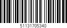 Código de barras (EAN, GTIN, SKU, ISBN): '51131705340'