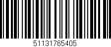 Código de barras (EAN, GTIN, SKU, ISBN): '51131765405'