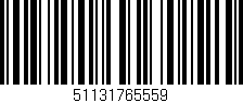 Código de barras (EAN, GTIN, SKU, ISBN): '51131765559'