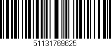 Código de barras (EAN, GTIN, SKU, ISBN): '51131769625'