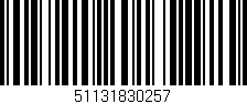 Código de barras (EAN, GTIN, SKU, ISBN): '51131830257'