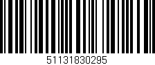 Código de barras (EAN, GTIN, SKU, ISBN): '51131830295'