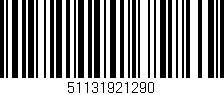 Código de barras (EAN, GTIN, SKU, ISBN): '51131921290'