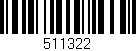 Código de barras (EAN, GTIN, SKU, ISBN): '511322'