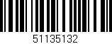 Código de barras (EAN, GTIN, SKU, ISBN): '51135132'