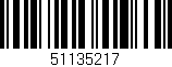 Código de barras (EAN, GTIN, SKU, ISBN): '51135217'