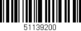 Código de barras (EAN, GTIN, SKU, ISBN): '51139200'