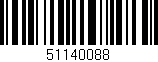 Código de barras (EAN, GTIN, SKU, ISBN): '51140088'