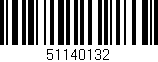 Código de barras (EAN, GTIN, SKU, ISBN): '51140132'