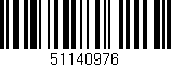 Código de barras (EAN, GTIN, SKU, ISBN): '51140976'