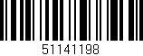 Código de barras (EAN, GTIN, SKU, ISBN): '51141198'