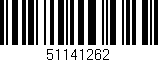 Código de barras (EAN, GTIN, SKU, ISBN): '51141262'